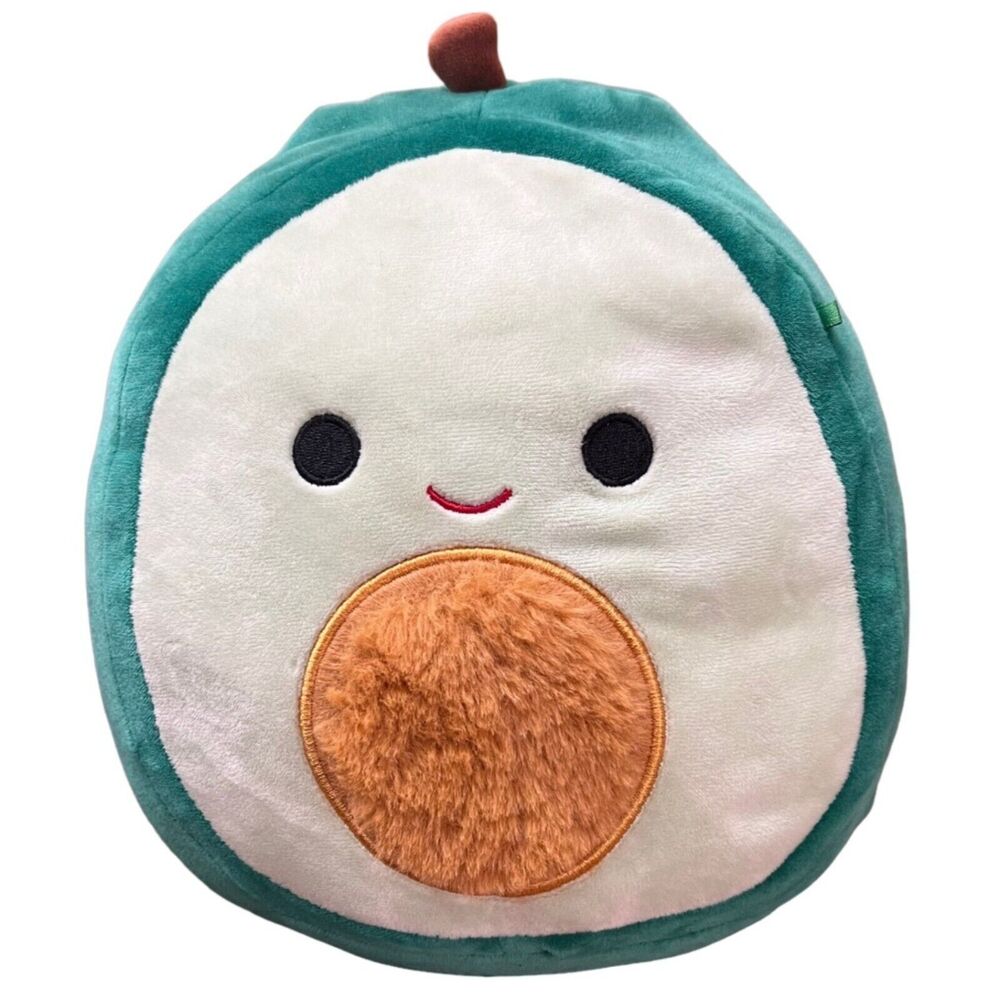 Squishmallows 8" Plush Green Austin The Avocado Kellytoy Super Soft Stuffed Toy